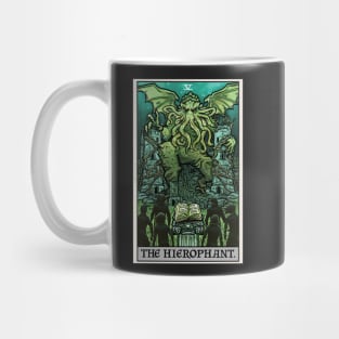 The Hierophant Tarot Card Cthulhu H.P. Lovecraft Horror Gothic Gifts Mug